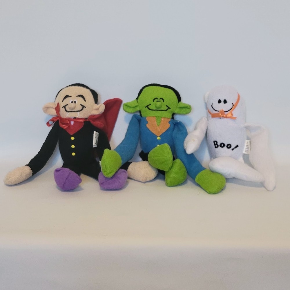 Oriental Trading Company Halloween Plush Monsters Sticky Hands. Lot Of (3) 12"
